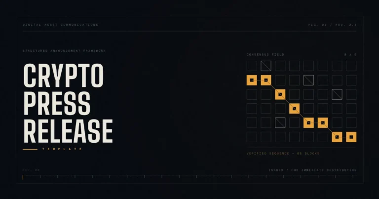 Crypto Press Release Template