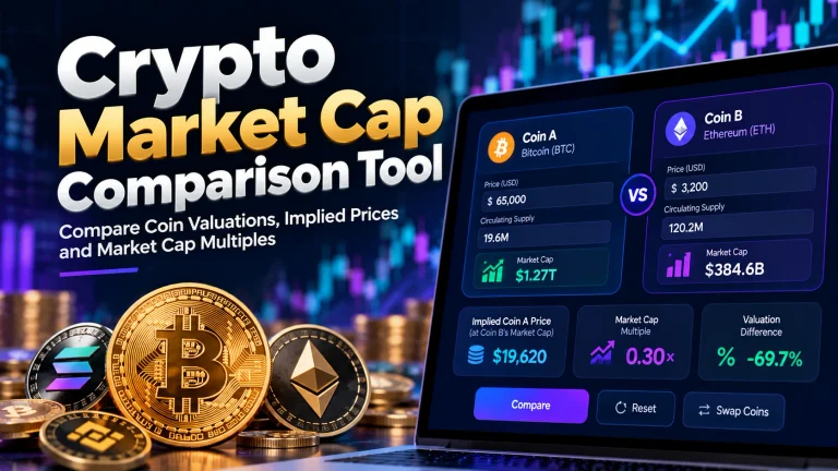 Crypto Market Cap Comparison Tool: Compare Coin Valuations